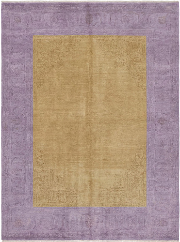 Dusty Mosaic Gold Hand-Crafted Rug