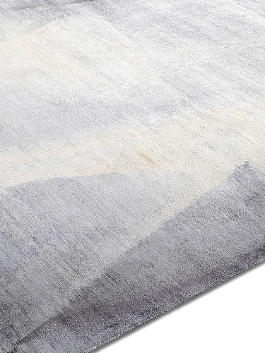 Silver Handwoven Luxury Rug