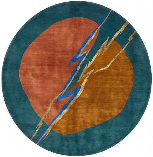Copper Meridian Fine Rug