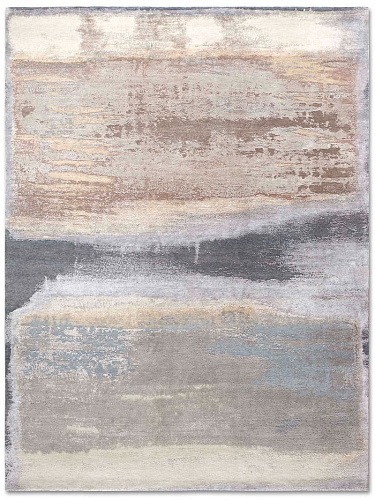 Beige Mix Luxury Silk / Wool Rug