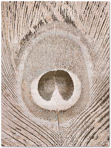 Feathers Luxury Silk / Wool Rug
