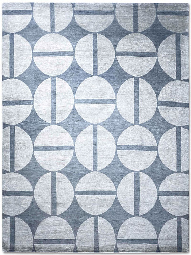 Silver Handwoven Luxury Rug