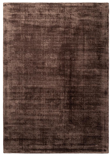 Trendy Shiny Taupe Viscose Rug