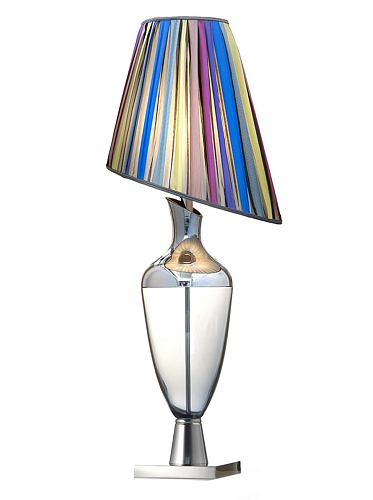 Multicolor Fumé Murano Table Lamp