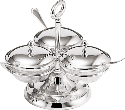 Royal Sugar Stand with Lid and Spoons