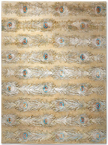 Feathers Lane Luxury Silk / Wool Rug