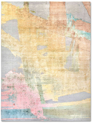 Pastel Sun Hand-Woven Exquisite Rug