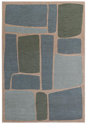 Chantilly Pietra Turchese Modern Rug