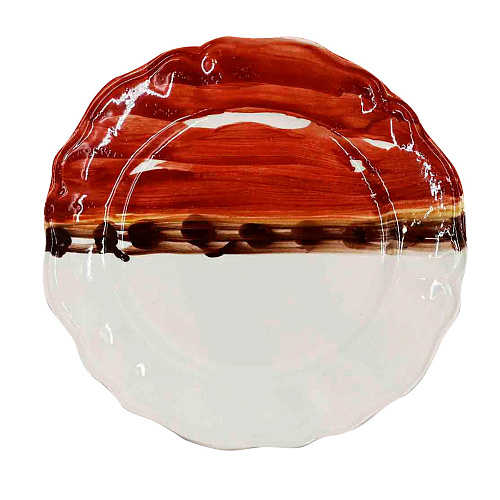 Ceramic Art Plate Unique Creation