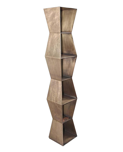 Tula Bronze Finish Bookcase
