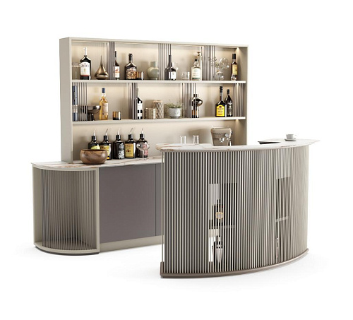 Dry Collector Home Bar with Counter