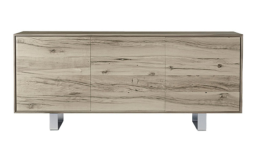 Materia Grey Oak Three-Doors Sideboard