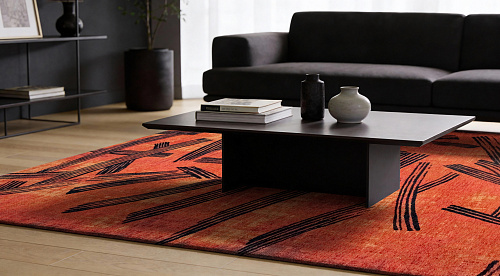 Ginger Chocolate Premium Flatwoven Rug