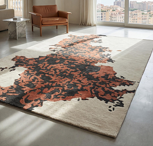 Rust Fragment Artisan Rug