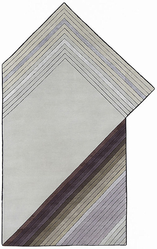 Geometric Wool / Viscose Luxury Rug