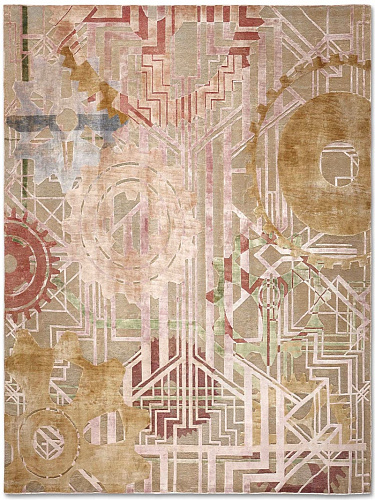 Quiet Color Luxury Silk / Wool Rug