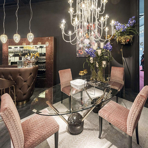 Audrey Pink Designer Chair
