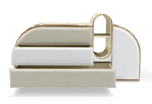 Candy Triple Beige Chest of Drawers