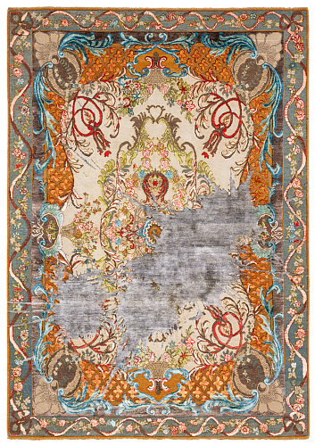 Savonnerie Luxury Hand-Knotted Rug
