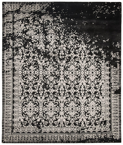 Ferrara Black & White Luxurious Rug