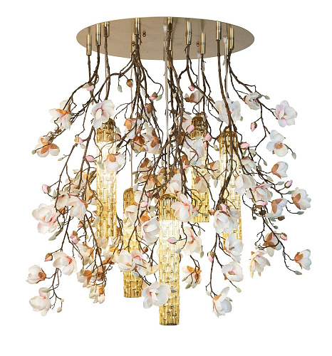 Magnolia White Italian Chandelier