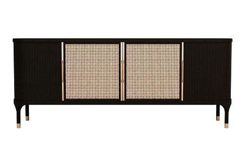 Joyce Black Handcrafted Sideboard