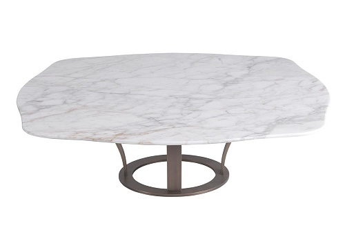 Romance White Marble Italian Coffee Table