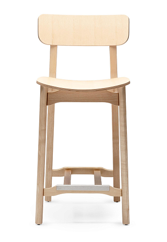 Cacao Wooden Bar Stool