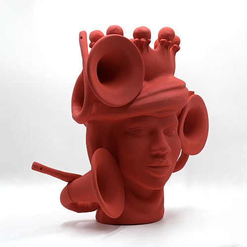 Handcrafted Moor's Head Heritage Sculpture