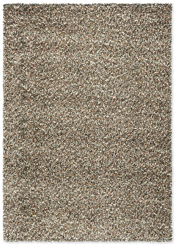 Pop-Art Grey Thick Pile Felted Rug
