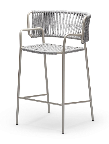 Klot Sand and Gray Bar Stool
