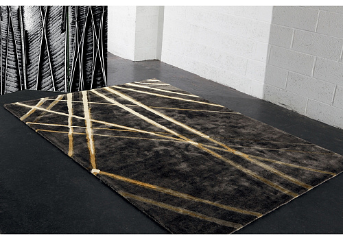 Ray Viscose Indian Hand-woven Luxury Rug