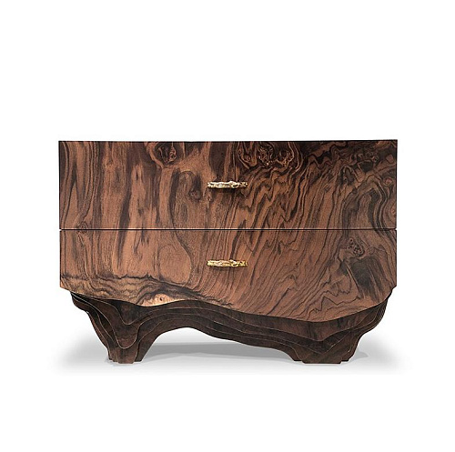 Wooden Classic Bedside Table