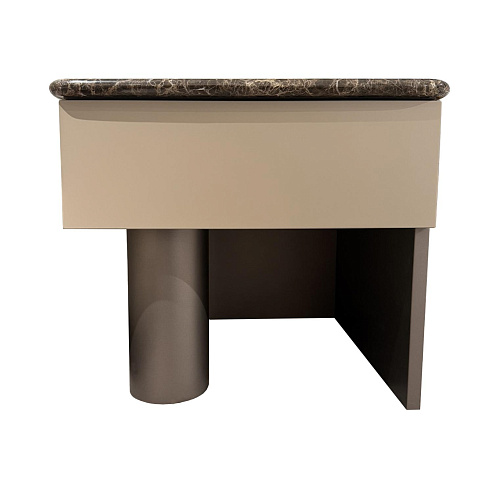 Bon Ton Marble-Top Nightstand