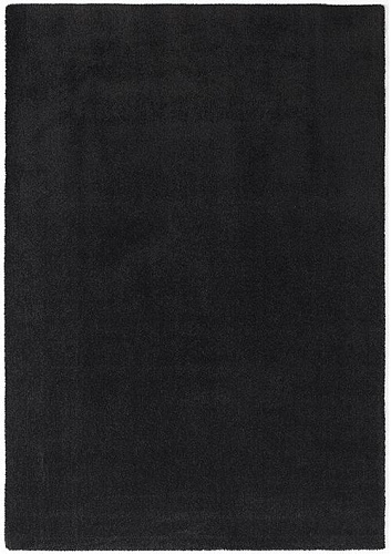 Plain Machine Washable Grey Rug