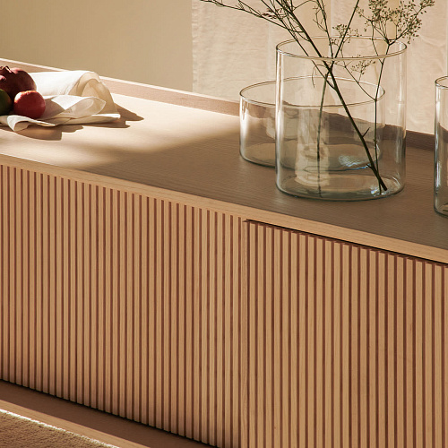 Sipario Low Two-Doors Crafted Sideboard