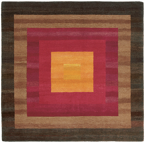 Hand-Woven Border Multi Luxury Rug
