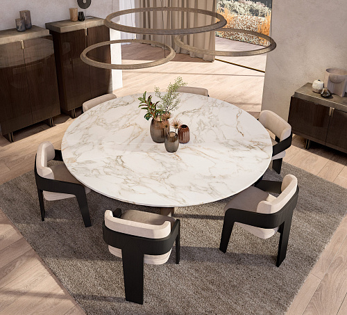 New Mood Italian Round Dining Table