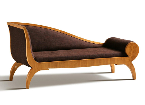 Paolina Dark and Honey Artisan Chaise