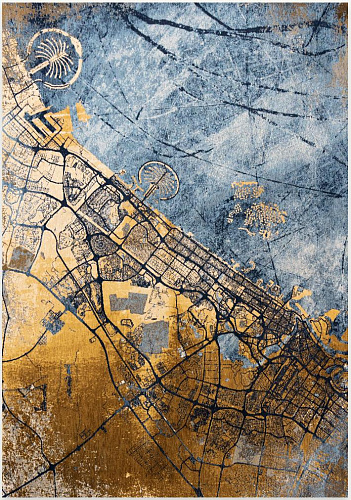 Luxurious Gold Area Rug