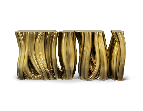 Monochrome Gold Elite Sideboard