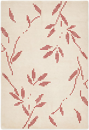Coral Script Luxury Rug