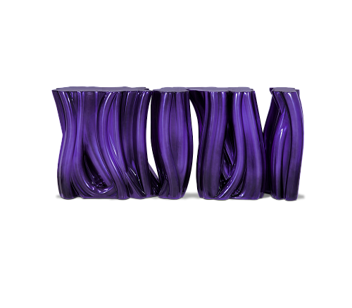 Monochrome Purple Elite Sideboard