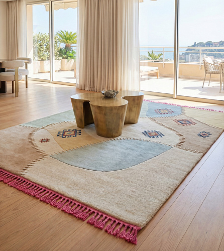 Textile Medallion Handwoven Rug