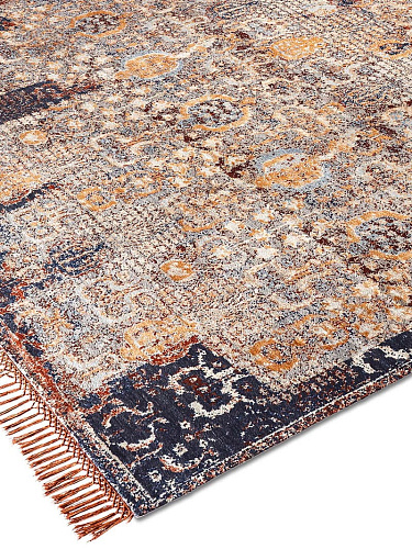 Block Silk / Wool Rug