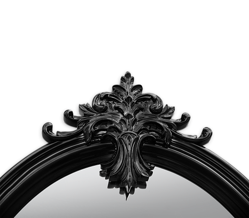 Antoinette Noir Designer Mirror