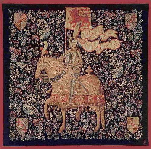 The Knight Square French Tapestry