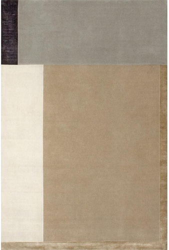Geometric Viscose / Wool Handwoven Geometric Luxury Rug