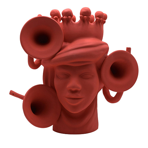Handcrafted Moor's Head Heritage Sculpture
