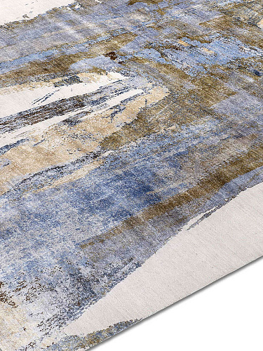 Grey Rust Hand-Woven Exquisite Rug